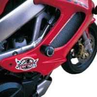 R&G Racing padací chrániče pro motocykly HONDA VTR1000 Firestorm, (pár), bílé